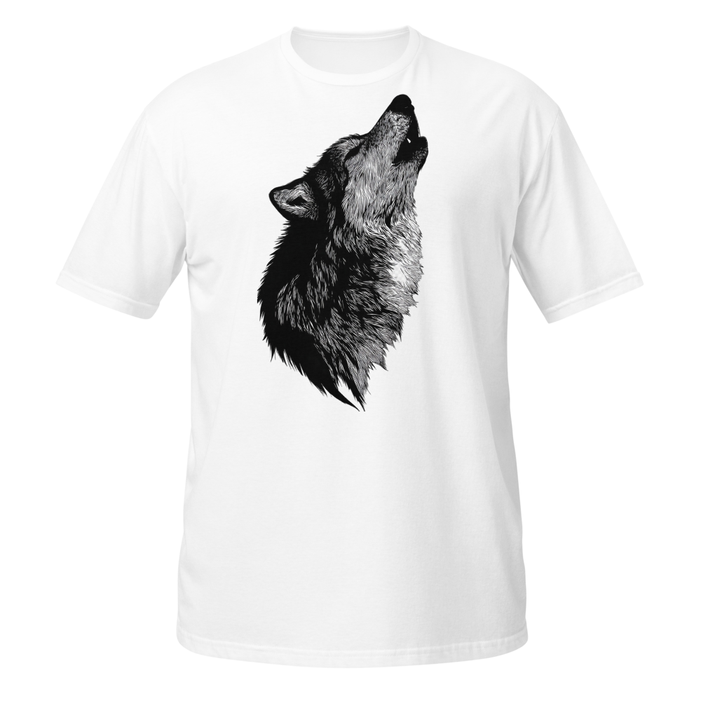 Howling Wolf Graphic Unisex Premium T-Shirt