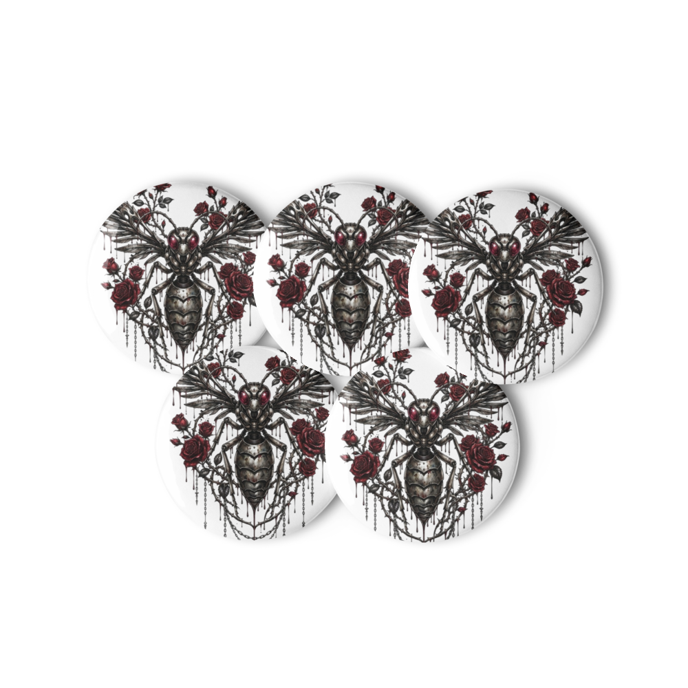 Mechanical Rose Pin Set