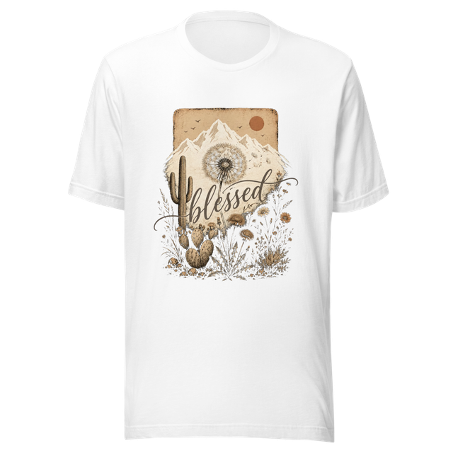 Blessed Vintage Wildflower Mountain Desert