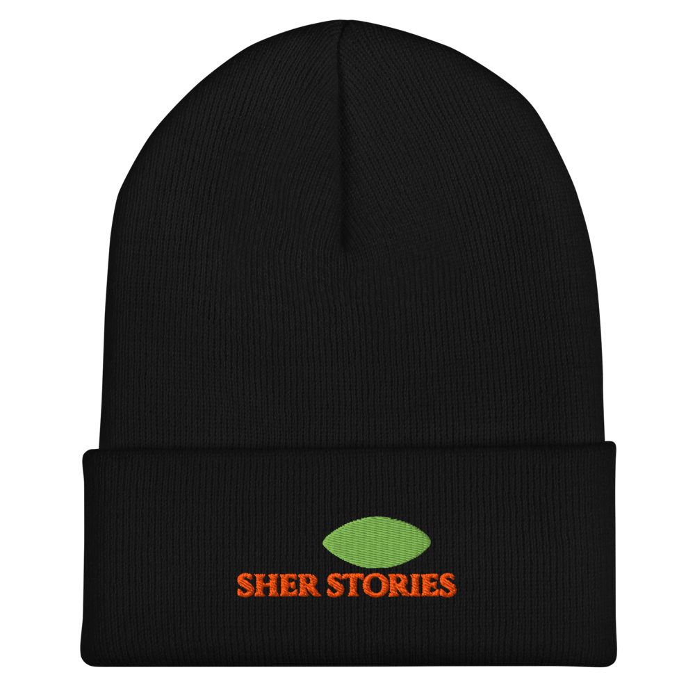 Sher Stories Logo Cuffed Beanie