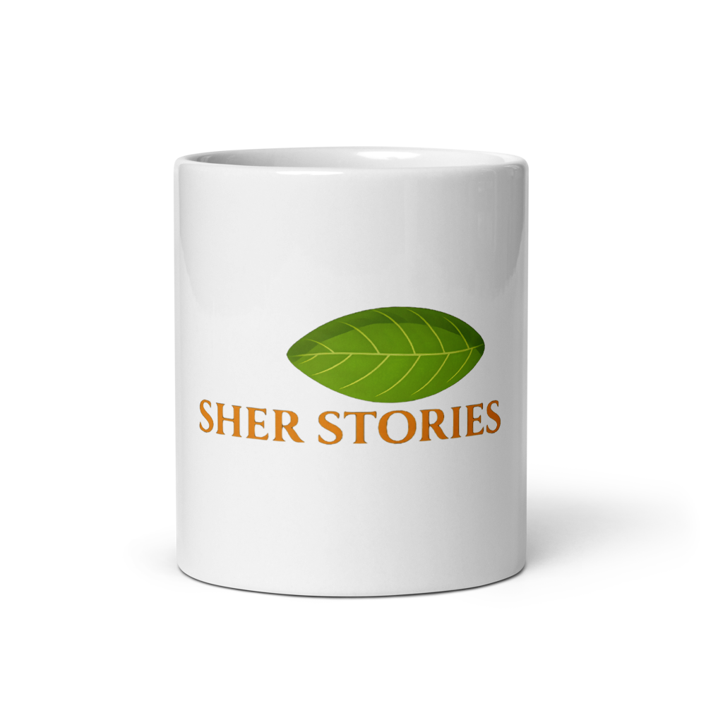 Sher Stories Official White Glossy Mug
