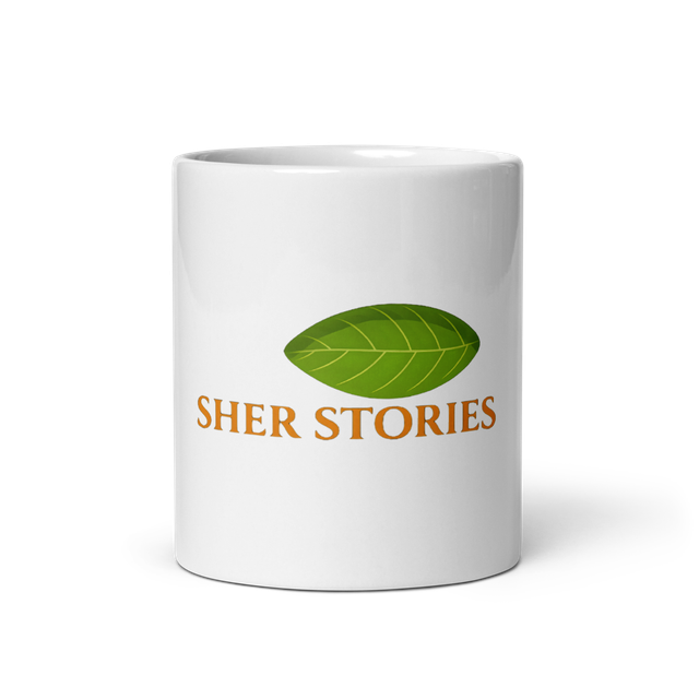 Sher Stories Official White Glossy Mug