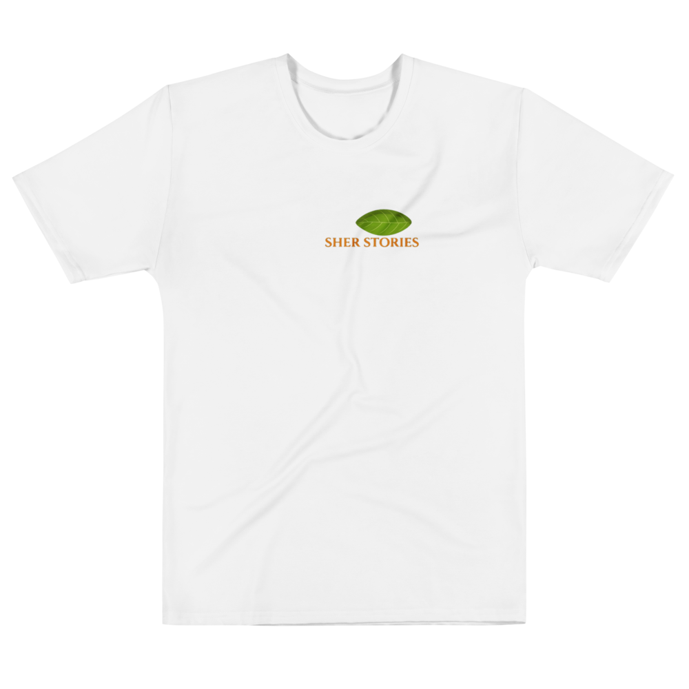 Sher Stories All-Over Print Crew Tee