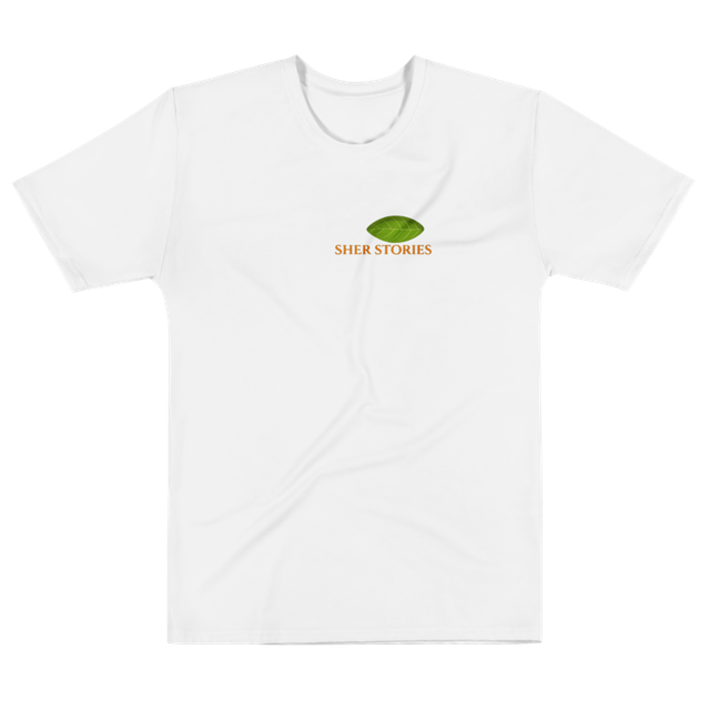 Sher Stories All-Over Print Crew Tee