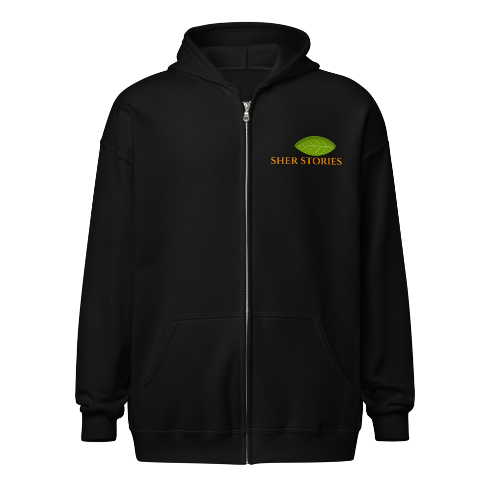 Sher Stories Official Unisex Zip Hoodie