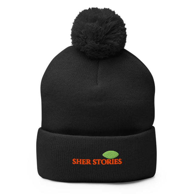 Sher Stories Pom-Pom Knit Cap