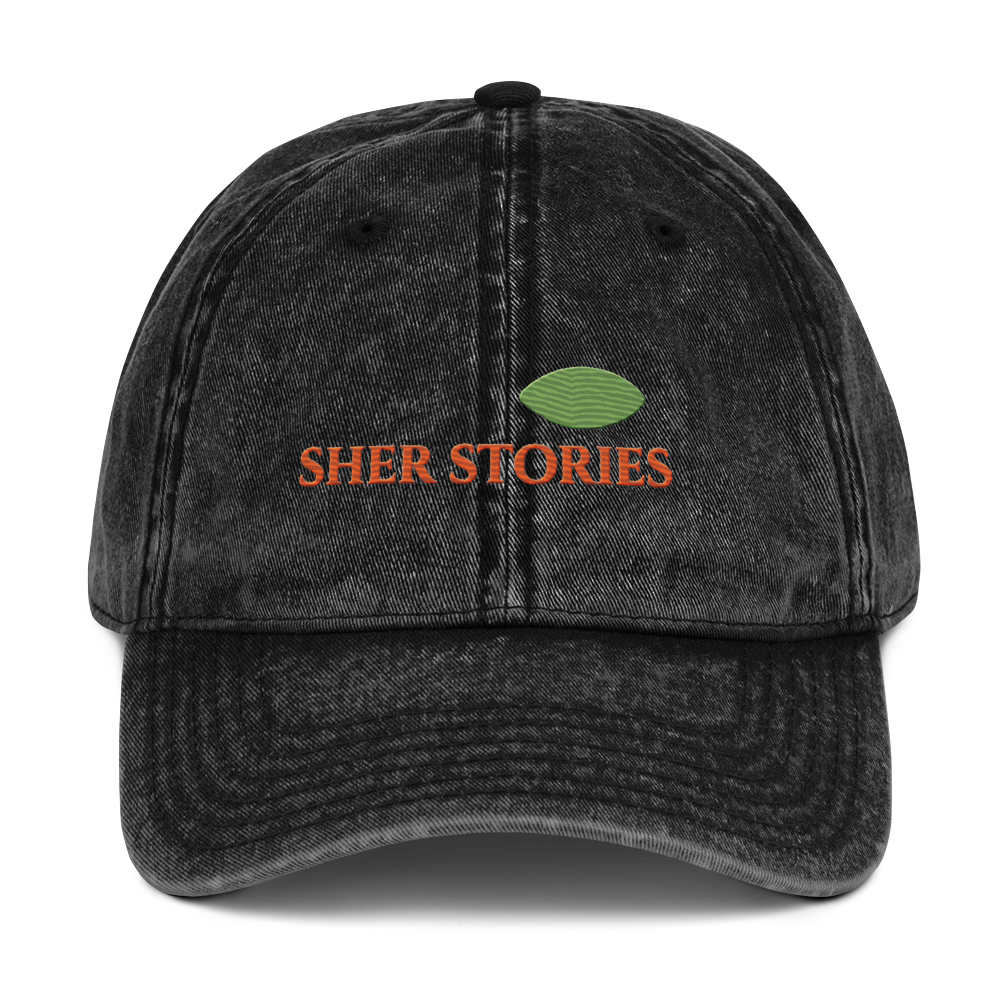 Sher Stories Logo Vintage Cap