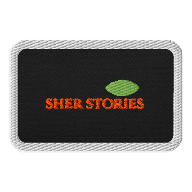 Sher Stories Tactical Patch – Embroidered