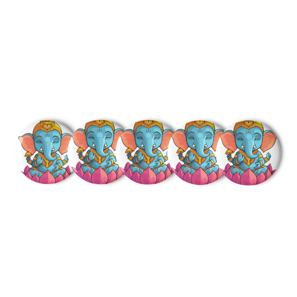Ganesh printed pin