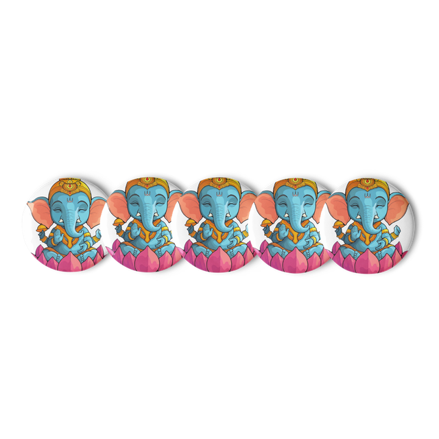 Ganesh printed pin
