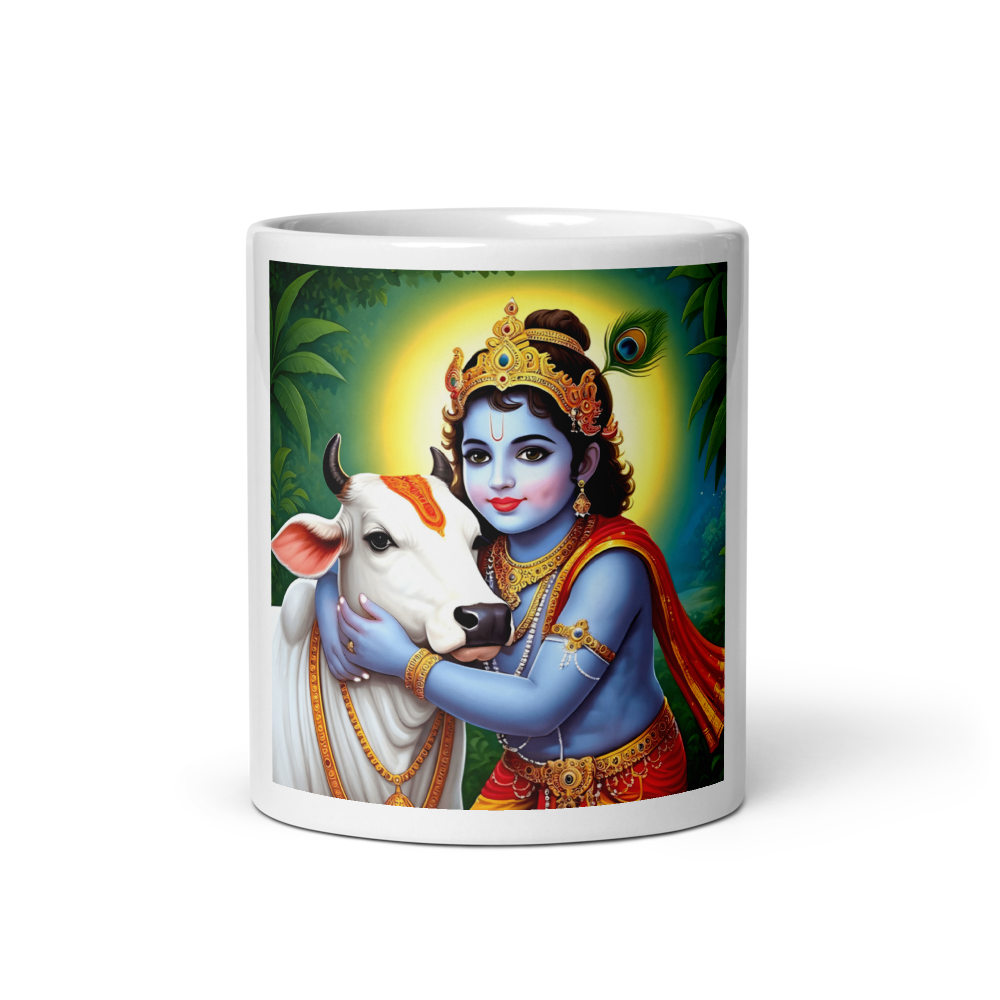 Krishna printed mug