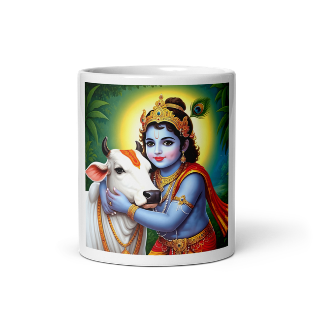 Krishna printed mug