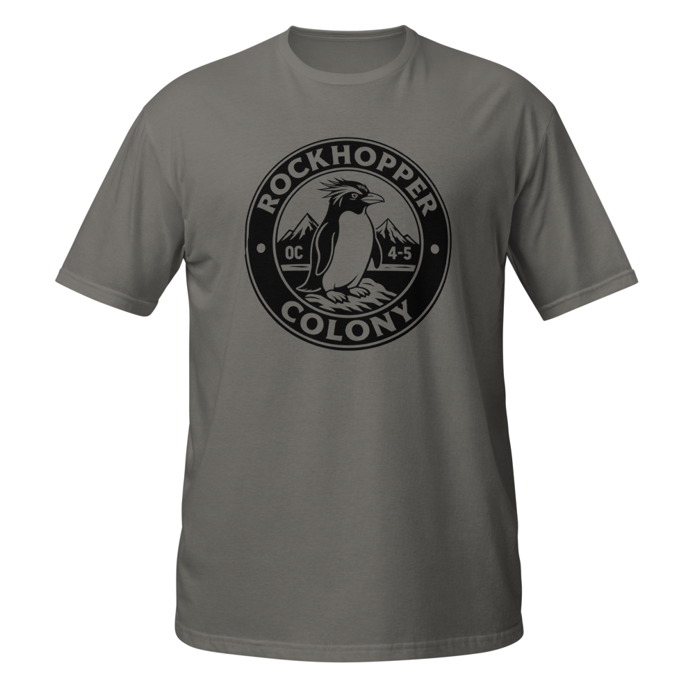 Adult Black on Gray Rock Hopper T