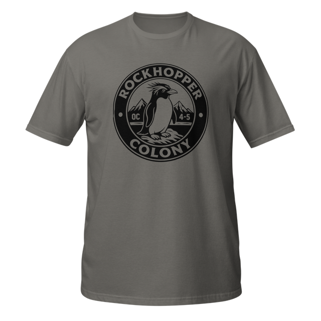 Adult Black on Gray Rock Hopper T