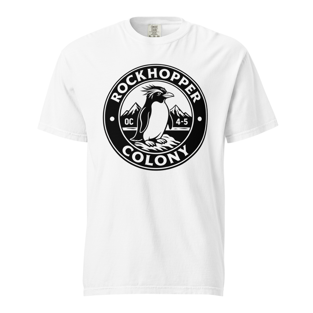 Mens RockHopper T with RH logo on back