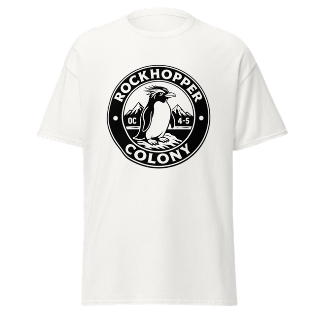 Black on White Adult RockHopper Tee