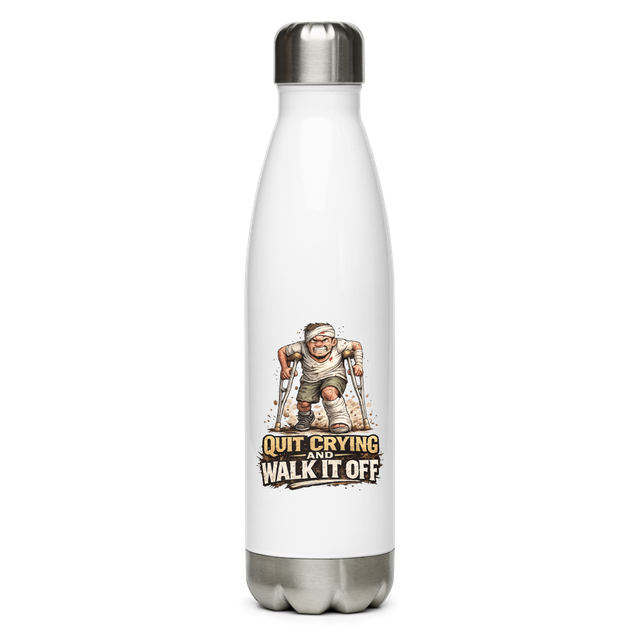 Walk It Off Stainless Steel Water Bottle