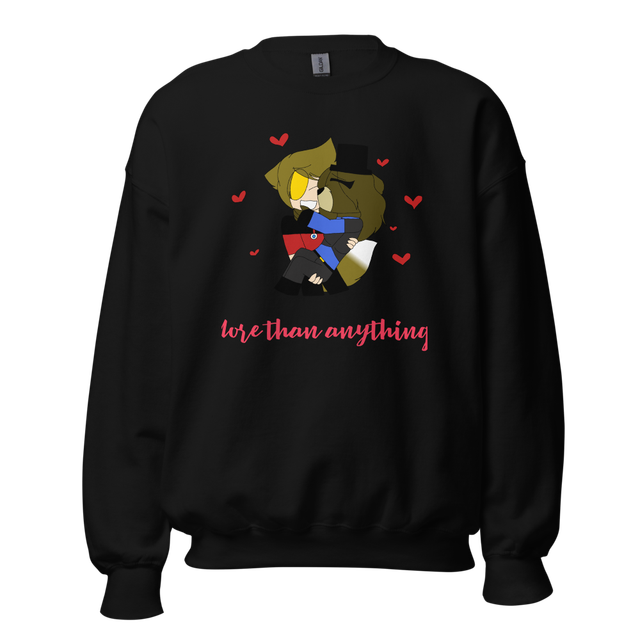 More than anything sweater men and woAlex and Tia