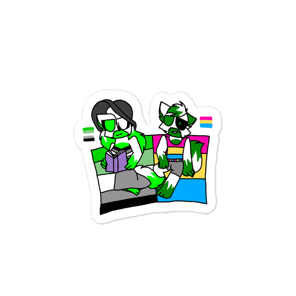 Greeny Czech and jipj sticker | the foxdy xd girl 