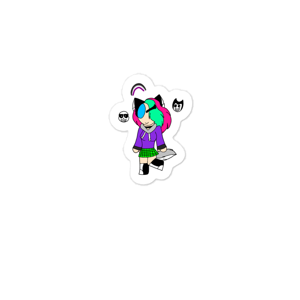 Corina wolf sticker | the foxdy xd girl 