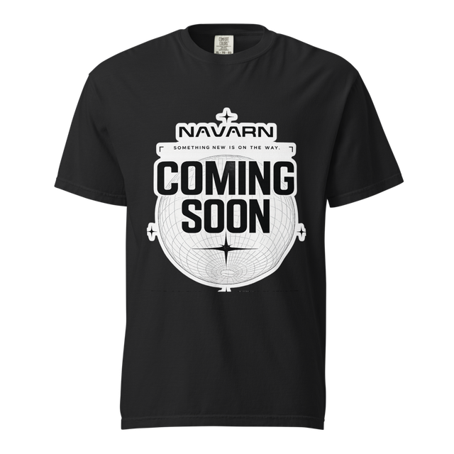 Heavy weight tshirt coming soon style.