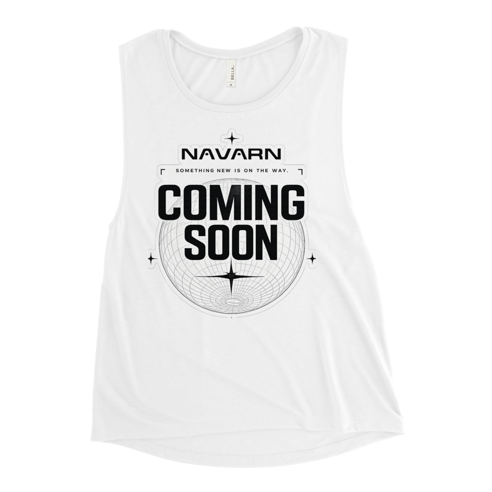 Women muscle tank coming soon style 