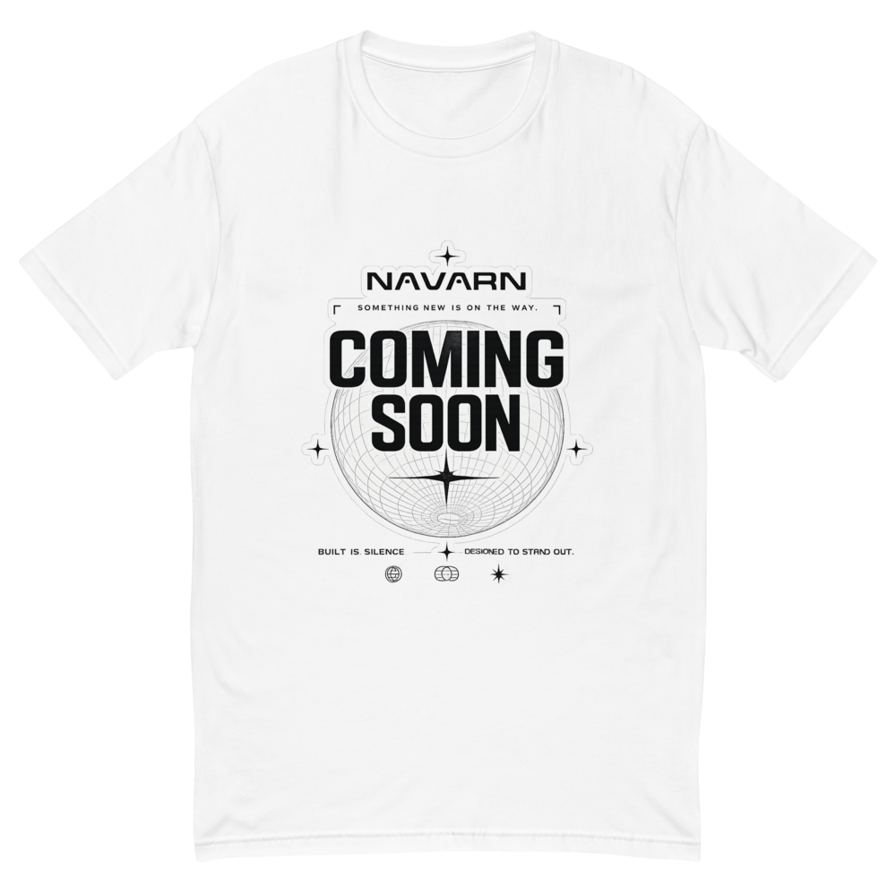 Coming soon fitted tshirt 