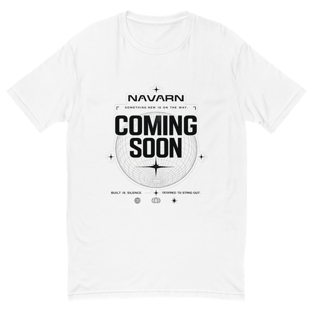 Coming soon fitted tshirt