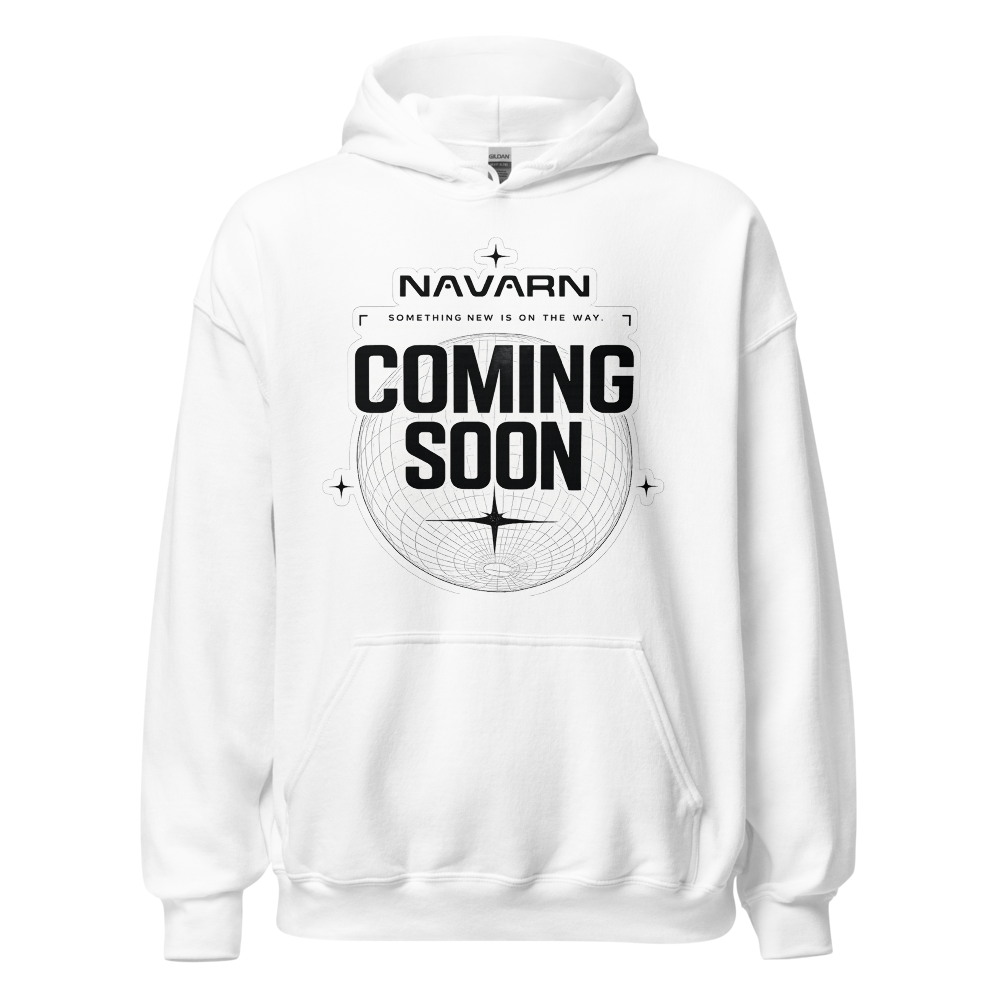 Blend hoodie coming soon style. 