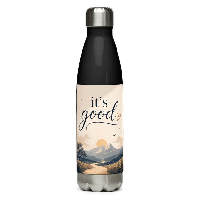 Steel water bottle it good style