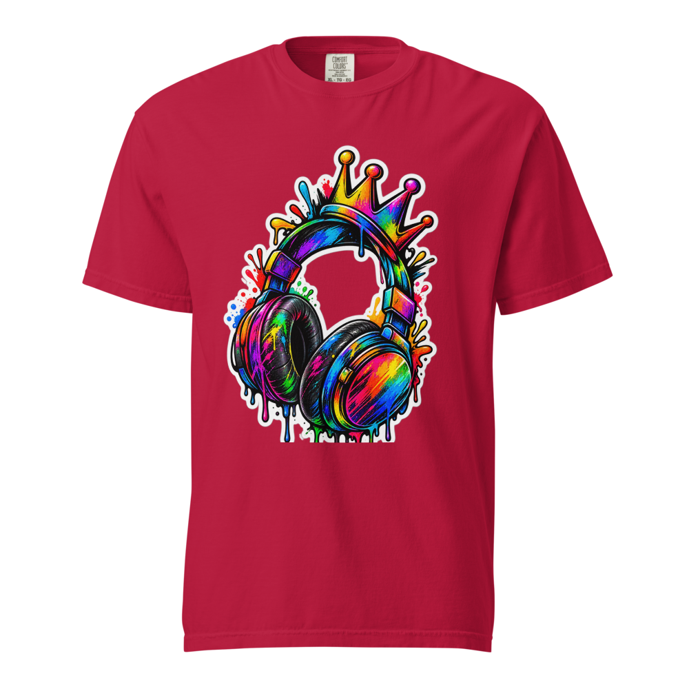 Headphones unisex garment tshirt 