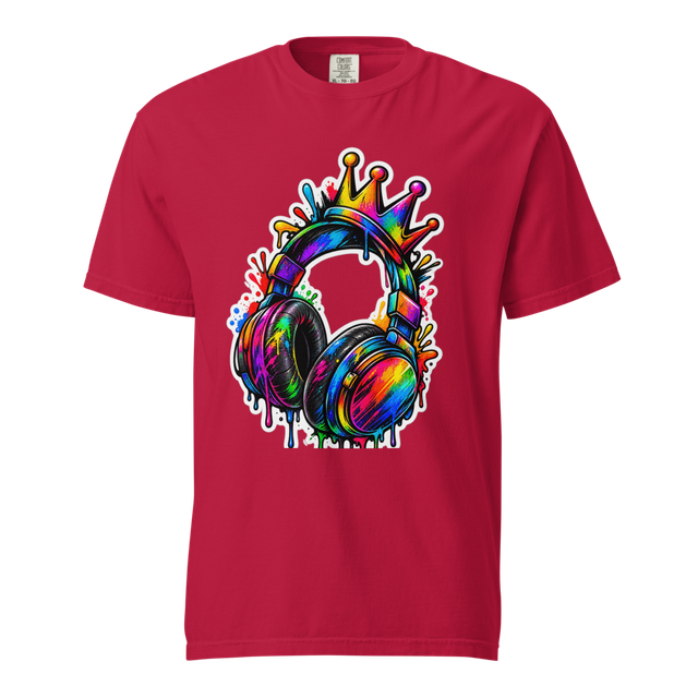 Headphones unisex garment tshirt