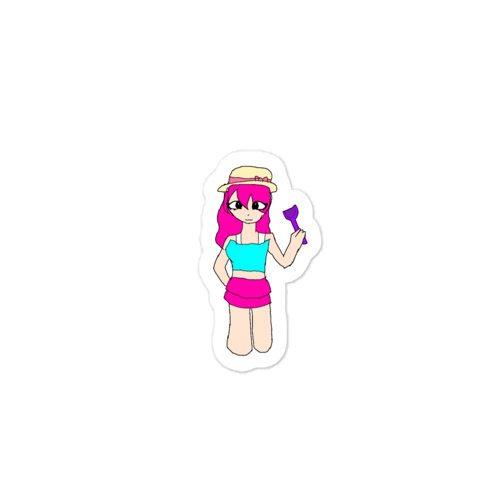 Snowie summer sticker