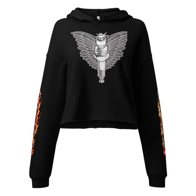 Boosted women’s cropped hoodie