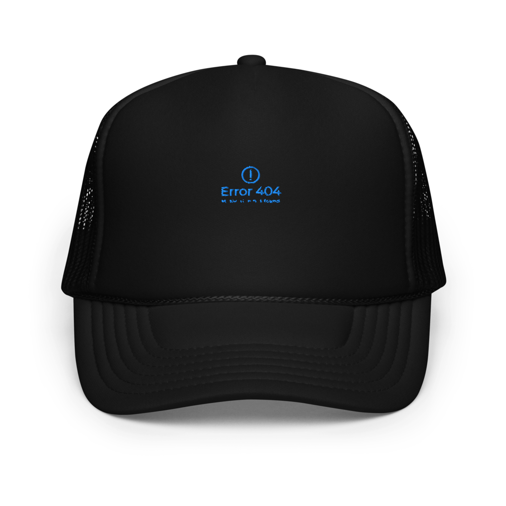 Error 404 Minimalist Aesthetic Cap 