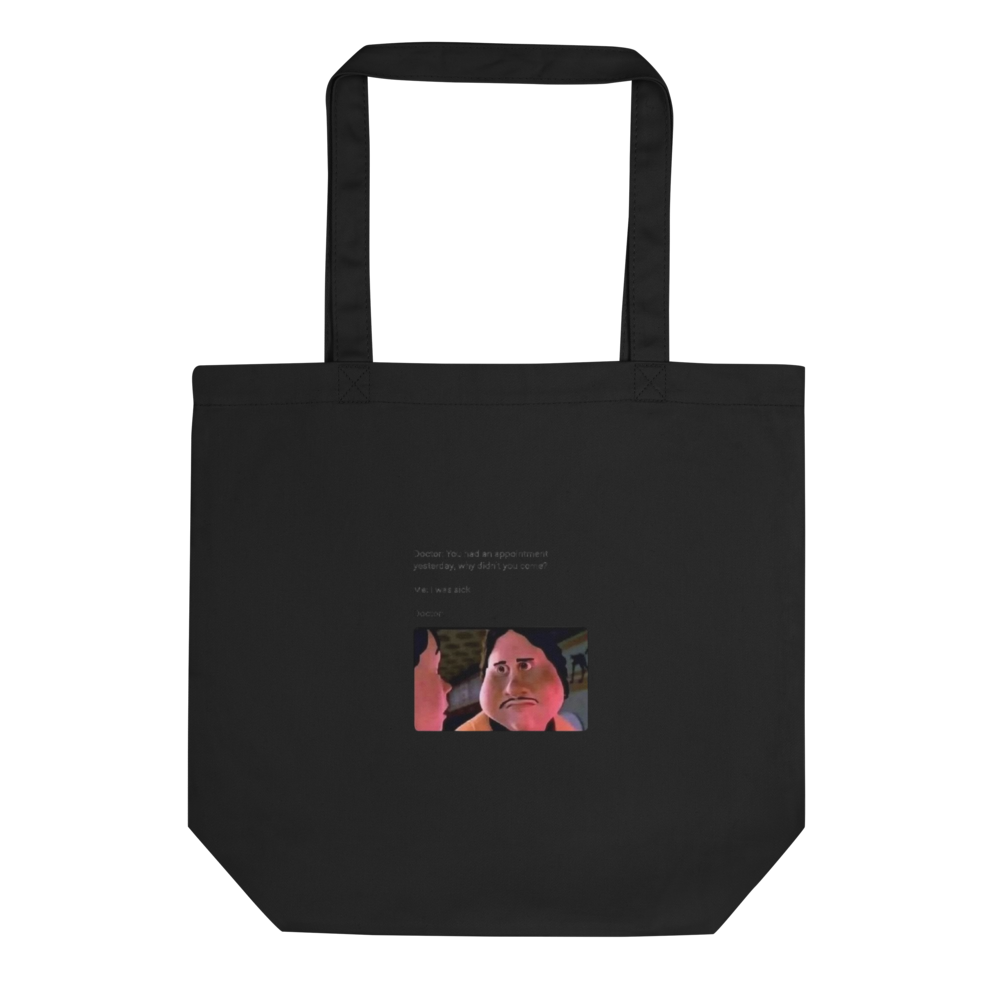 Funny Text Meme Aesthetic Tote Bag