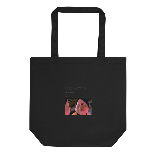 Funny Text Meme Aesthetic Tote Bag