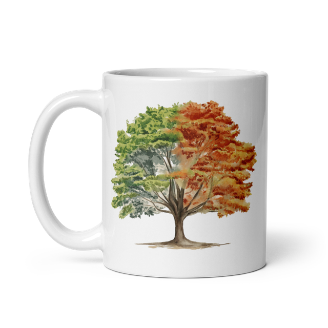 Fall Back: White Mug