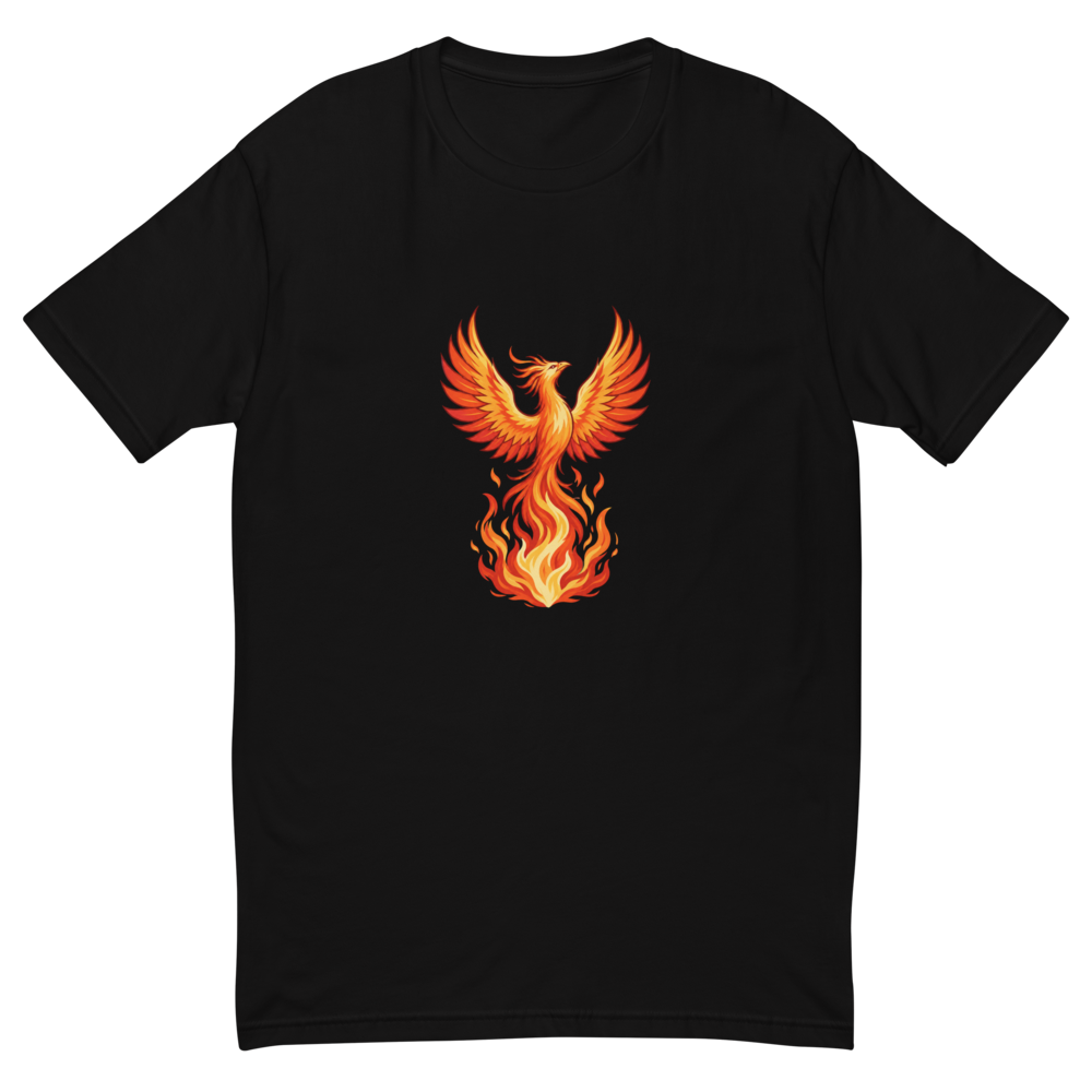 Majestic Phoenix Rising from Flames T-Shirt