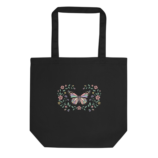 Kawaii Butterfly & Wildflowers Cute Pastel Nature