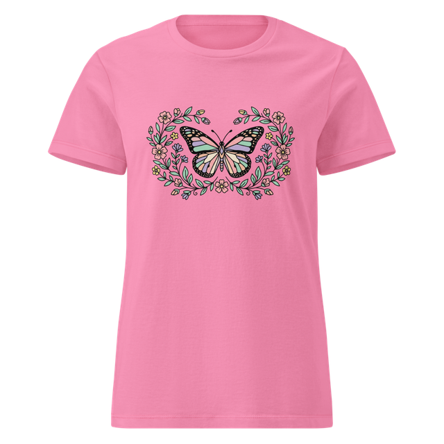 Kawaii Butterfly & Wildflowers Cute Pastel Nature