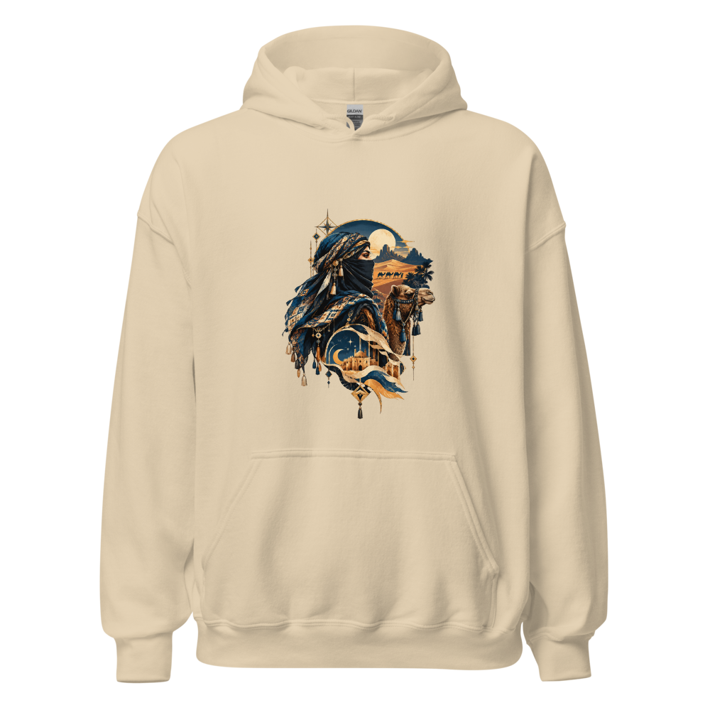 Arabian Bedouin Desert Art Graphic Sand Hoodie