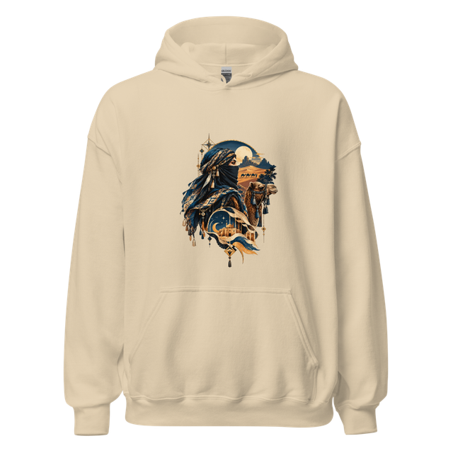 Arabian Bedouin Desert Art Graphic Sand Hoodie