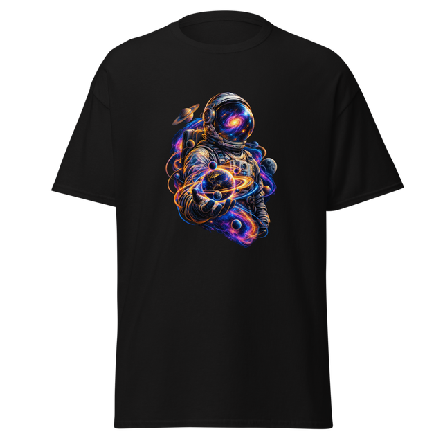 Galaxy Astronaut Graphic Tee - Men's Space T-Shirt