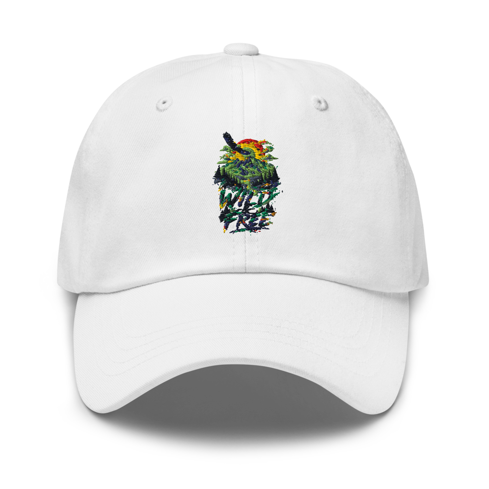 Colorful Forest Embroidered Dad Hat