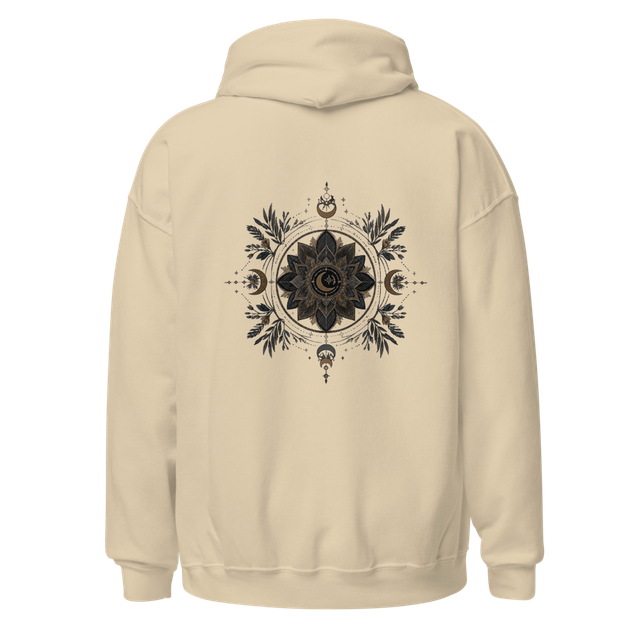 Boho Mandala Unisex Hoodie | Minimalist Spiritual