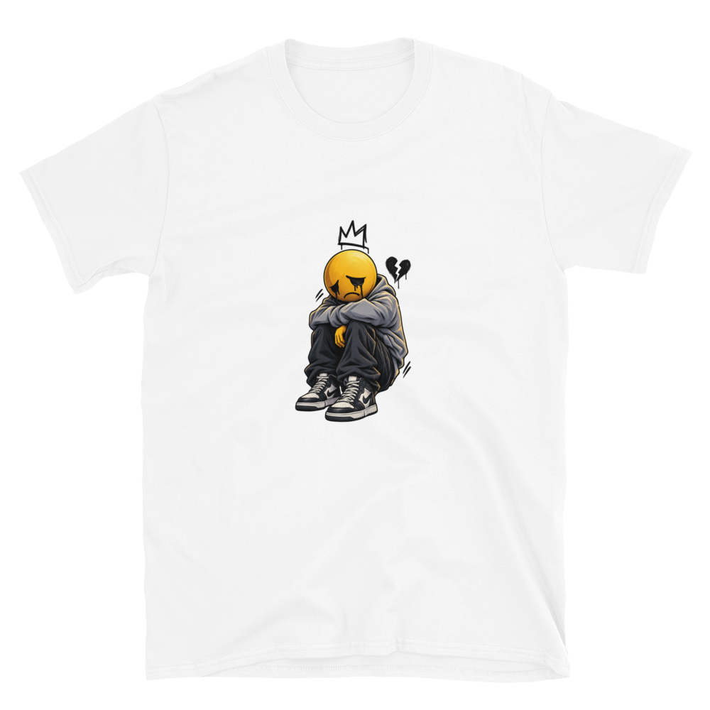 Sad Emoji Graphic T-Shirt - Streetwear Cotton Tee