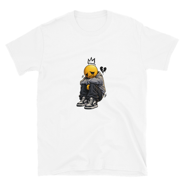 Sad Emoji Graphic T-Shirt - Streetwear Cotton Tee