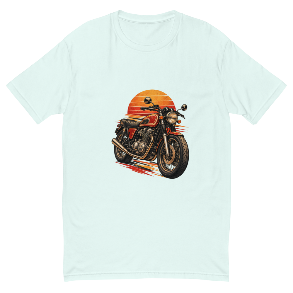 Vintage Motorcycle Graphic T-Shirt Retro Biker Tee