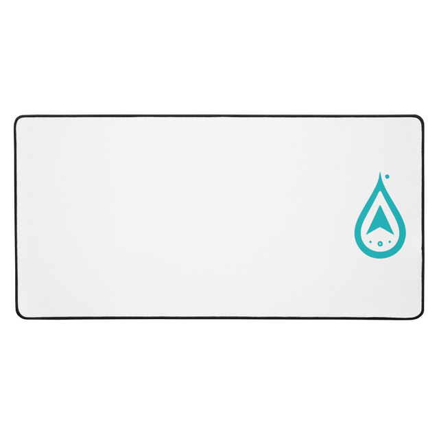 Teal Drop Desk Mat